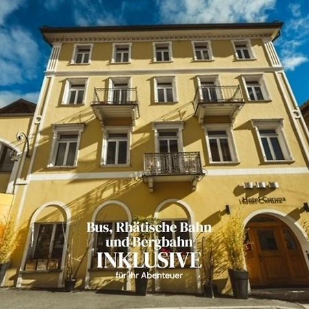 Garni Wohlfühlhotel Curuna Scuol Exterior foto
