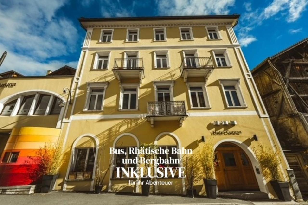 Garni Wohlfühlhotel Curuna Scuol Exterior foto